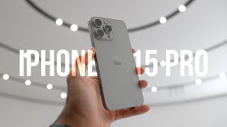 Apple iPhone 15 Pro video