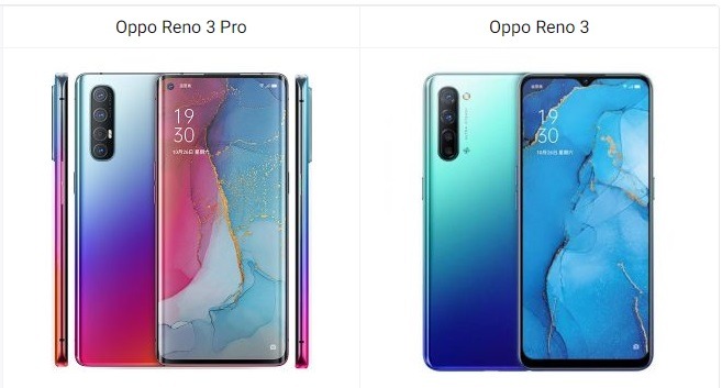 Oppo Reno 3 vs Oppo Reno 3 Pro