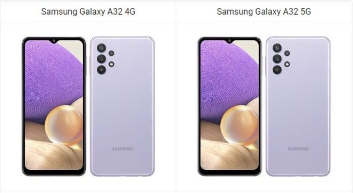 Samsung Galaxy A32 4G vs Galaxy A32 5G