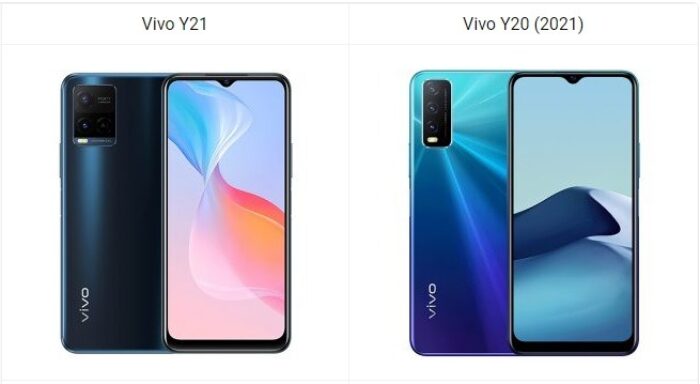 Vivo Y21 vs Vivo Y20 (2021)