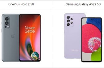 OnePlus Nord 2 5G vs Samsung Galaxy A52s 5G
