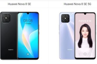 Huawei Nova 8 SE vs Nova 8 SE 5G