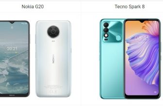 Nokia G20 vs Tecno Spark 8