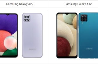Samsung Galaxy A22 vs Galaxy A12