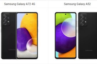 Samsung Galaxy A72 4G vs Galaxy A52