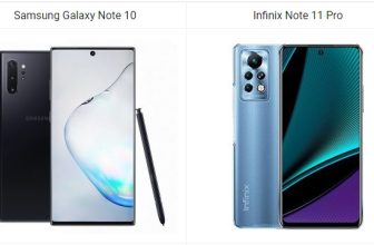Samsung Galaxy Note 10 vs Infinix Note 11 Pro