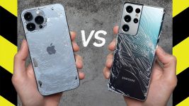 (Drop Test) iPhone 13 Pro Max vs Galaxy S21 Ultra