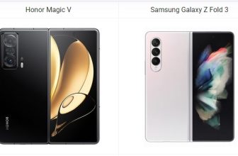 Honor Magic V vs Samsung Galaxy Z Fold 3