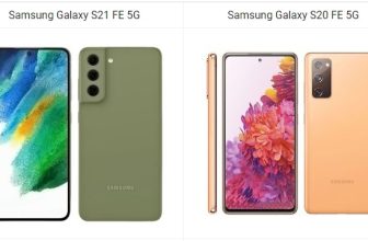 Samsung Galaxy S21 FE 5G vs Galaxy S20 FE 5G