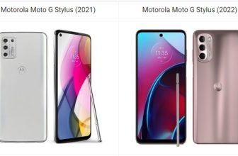 Motorola Moto G Stylus (2021) vs Moto G Stylus (2022)
