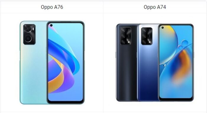 Oppo A76 vs Oppo A74