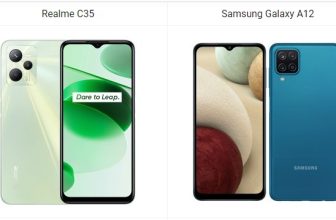Realme C35 vs Samsung Galaxy A12