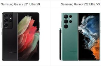Samsung Galaxy S21 Ultra 5G vs Samsung Galaxy S22 Ultra 5G