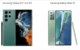 Samsung Galaxy S22 Ultra 5G vs Galaxy Note 20