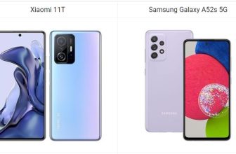 Xiaomi 11T vs Samsung Galaxy A52s 5G