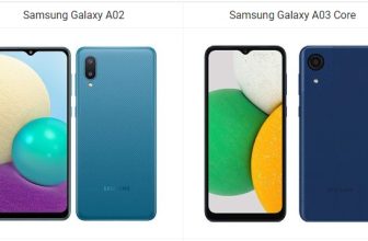 Samsung Galaxy A02 vs Galaxy A03 Core