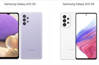 Samsung Galaxy A32 5G vs Galaxy A33 5G