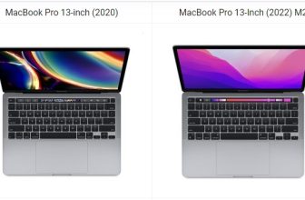 MacBook Pro 13-inch (2020) vs MacBook Pro 13-Inch (2022) M2