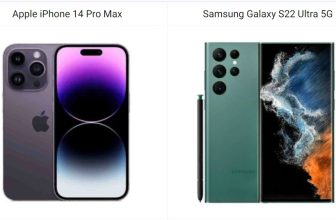 iPhone 14 Pro Max vs Samsung Galaxy S22 Ultra 5G