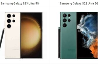 Samsung Galaxy S23 Ultra 5G vs Galaxy S22 Ultra 5G