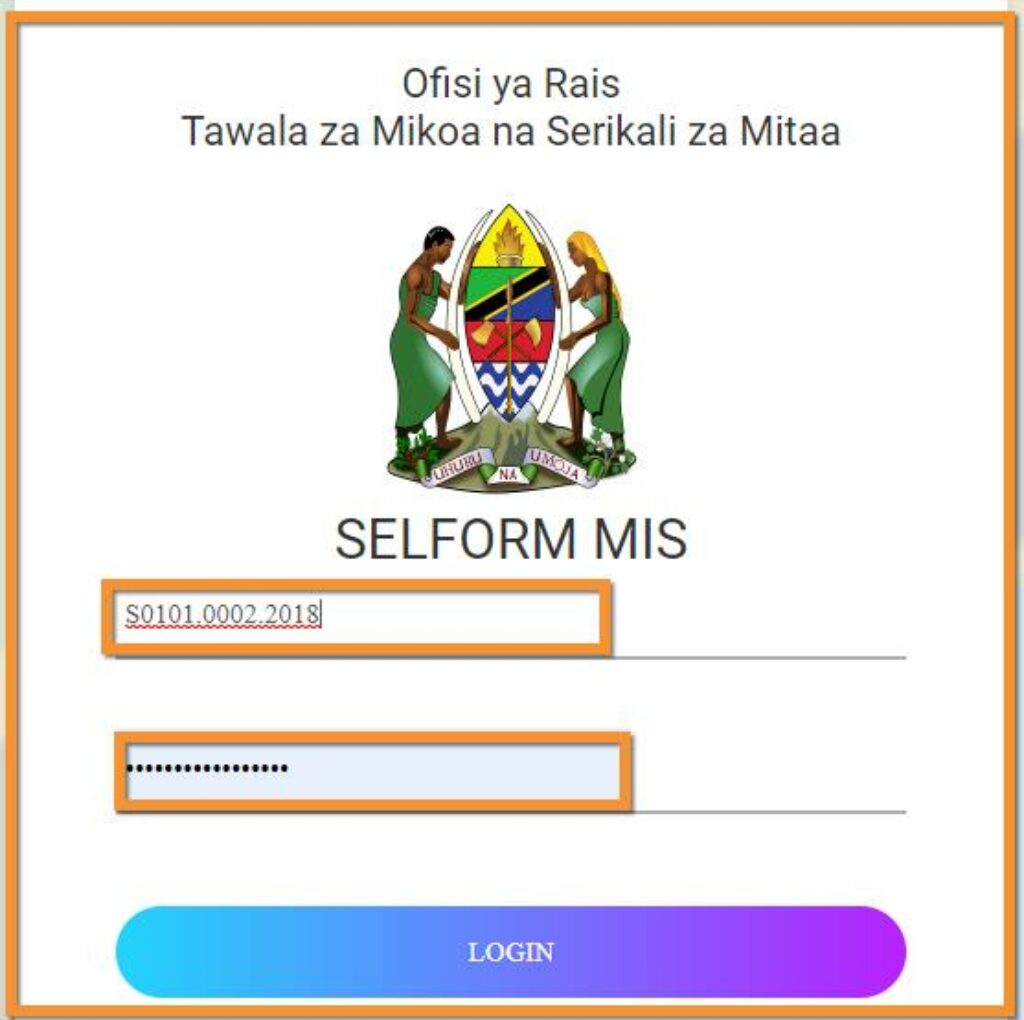 Selform.tamisemi.go.tz (2025) Selform Tamisemi 5