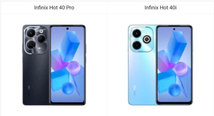 Infinix Hot 40 Pro vs Infinix Hot 40i
