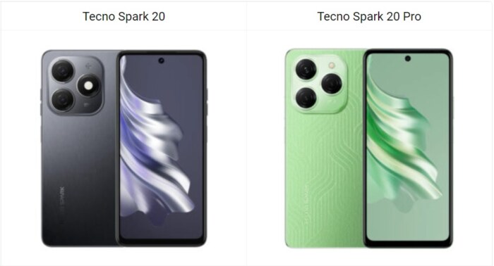 Tecno Spark 20 vs Tecno Spark 20 Pro