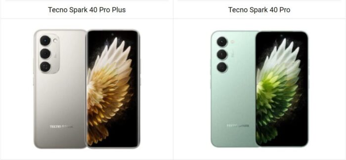 Tecno Spark 40 Pro Plus vs Spark 40 Pro