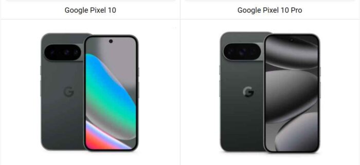 Google Pixel 10 vs Google Pixel 10 Pro